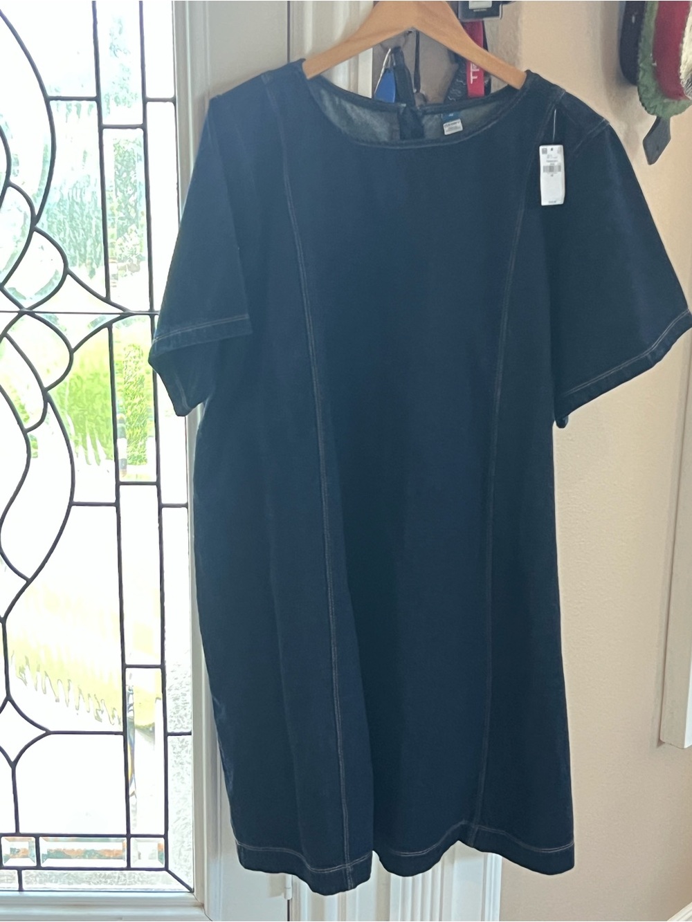 Old Navy Denim Short-Sleeve Dress